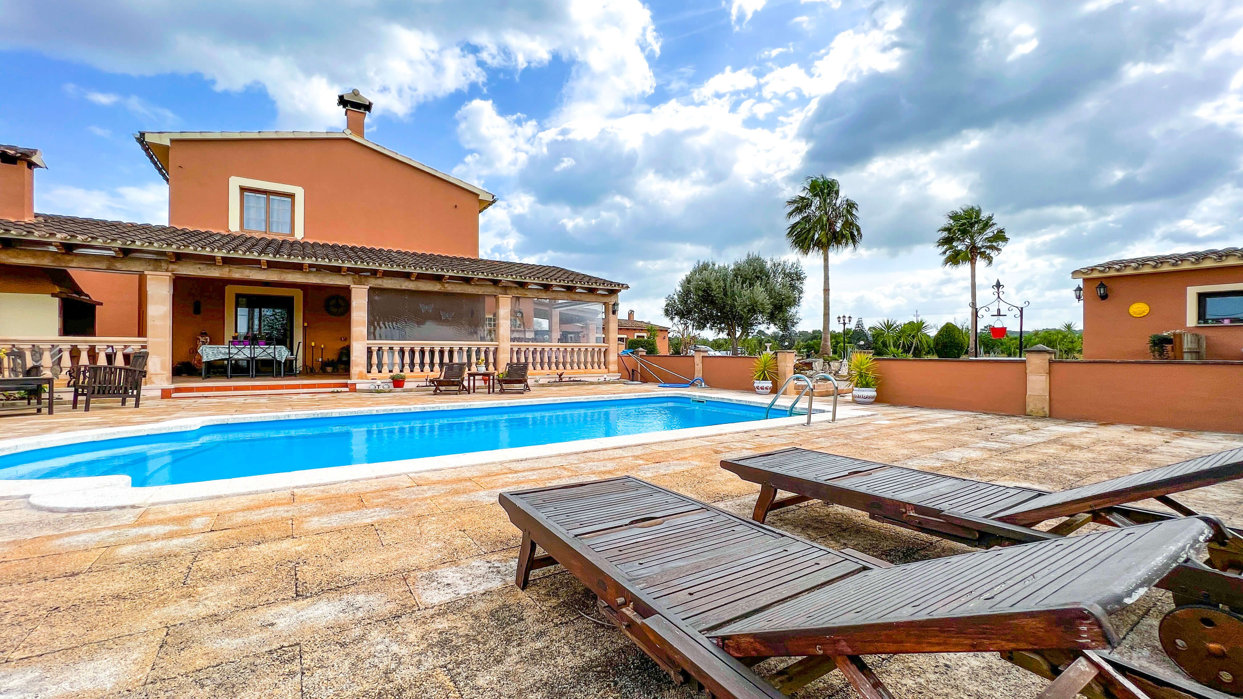 Swimming pool of Country house for sale in Sencelles  with Air Conditioner and Swimming Pool