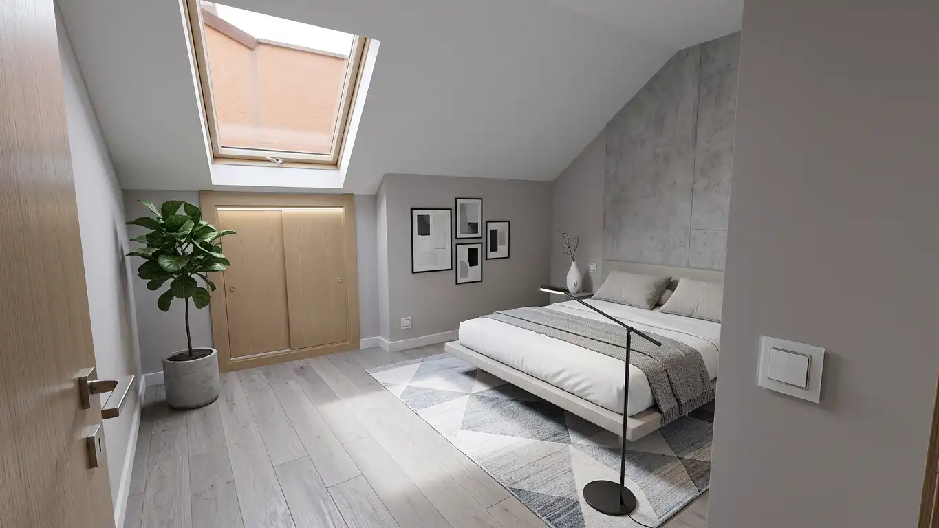 Habitación de Dúplex de alquiler en Villaviciosa de Odón con Aire acondicionado, Calefacción y Parquet