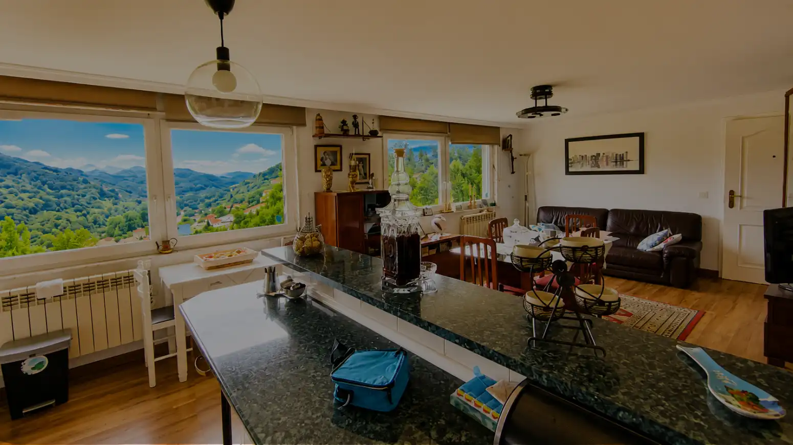 Dining room of Houses for sale in Langreo  with Heating, Private garden and Parquet flooring
