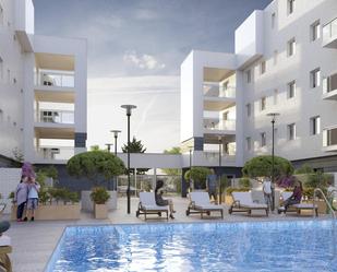 Exterior view of Apartment for sale in Badajoz Capital  with Air Conditioner, Heating and Community pool