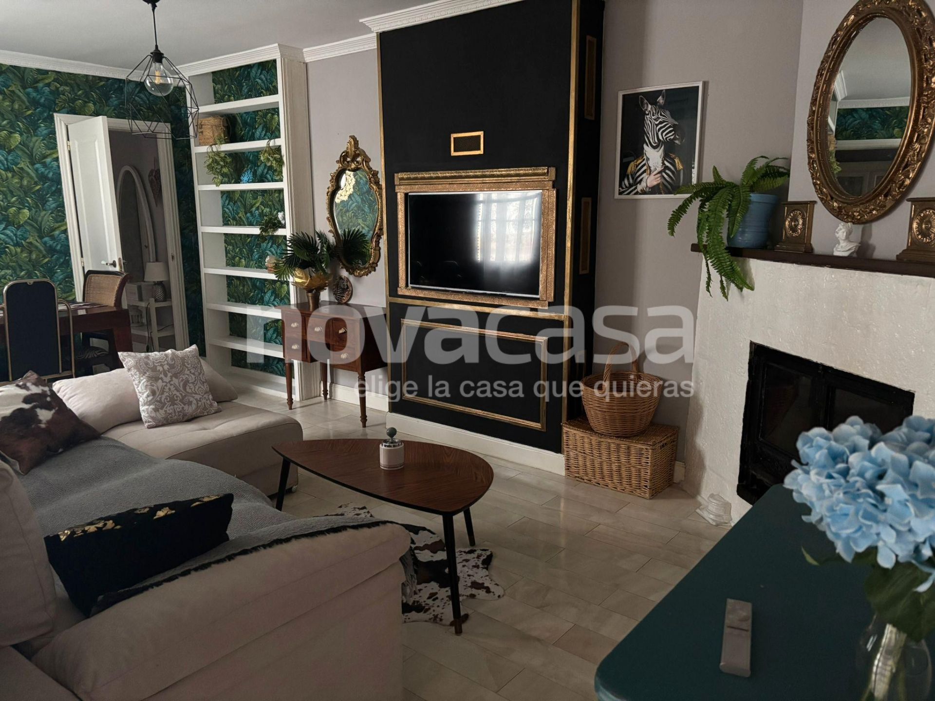Sala d'estar de Casa o xalet en venda en  Albacete Capital amb Aire condicionat, Calefacció i Jardí privat