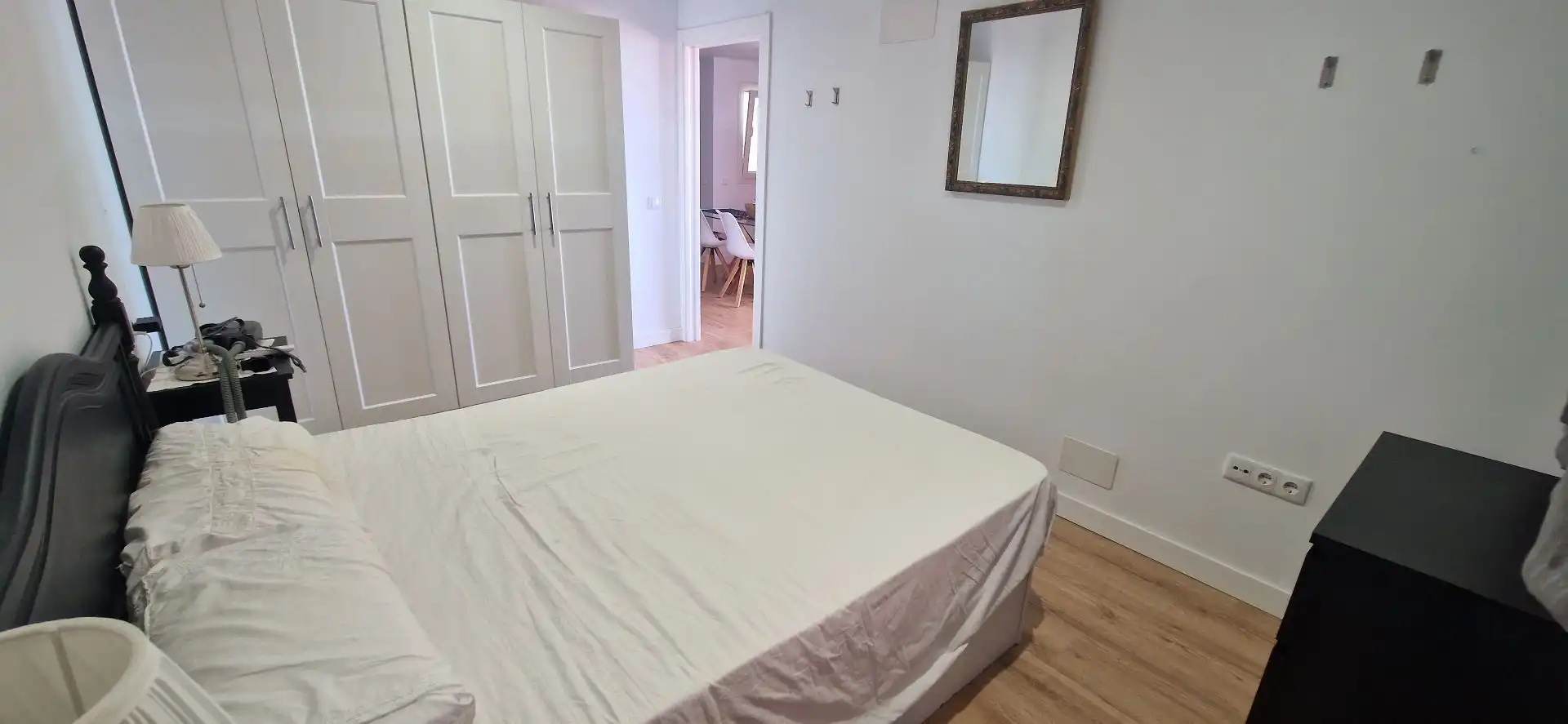 Schlafzimmer von Wohnung zur Miete in El Rompido mit Klimaanlage, Terrasse und Gemeinschaftspool