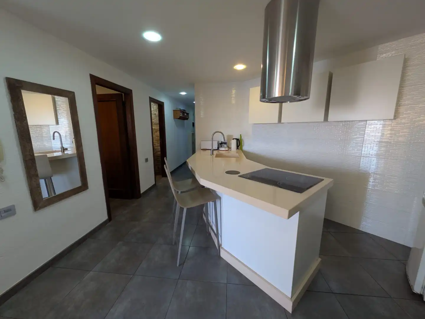 Kitchen of Flat for sale in Granadilla de Abona  with Storage room, Furnished and Oven