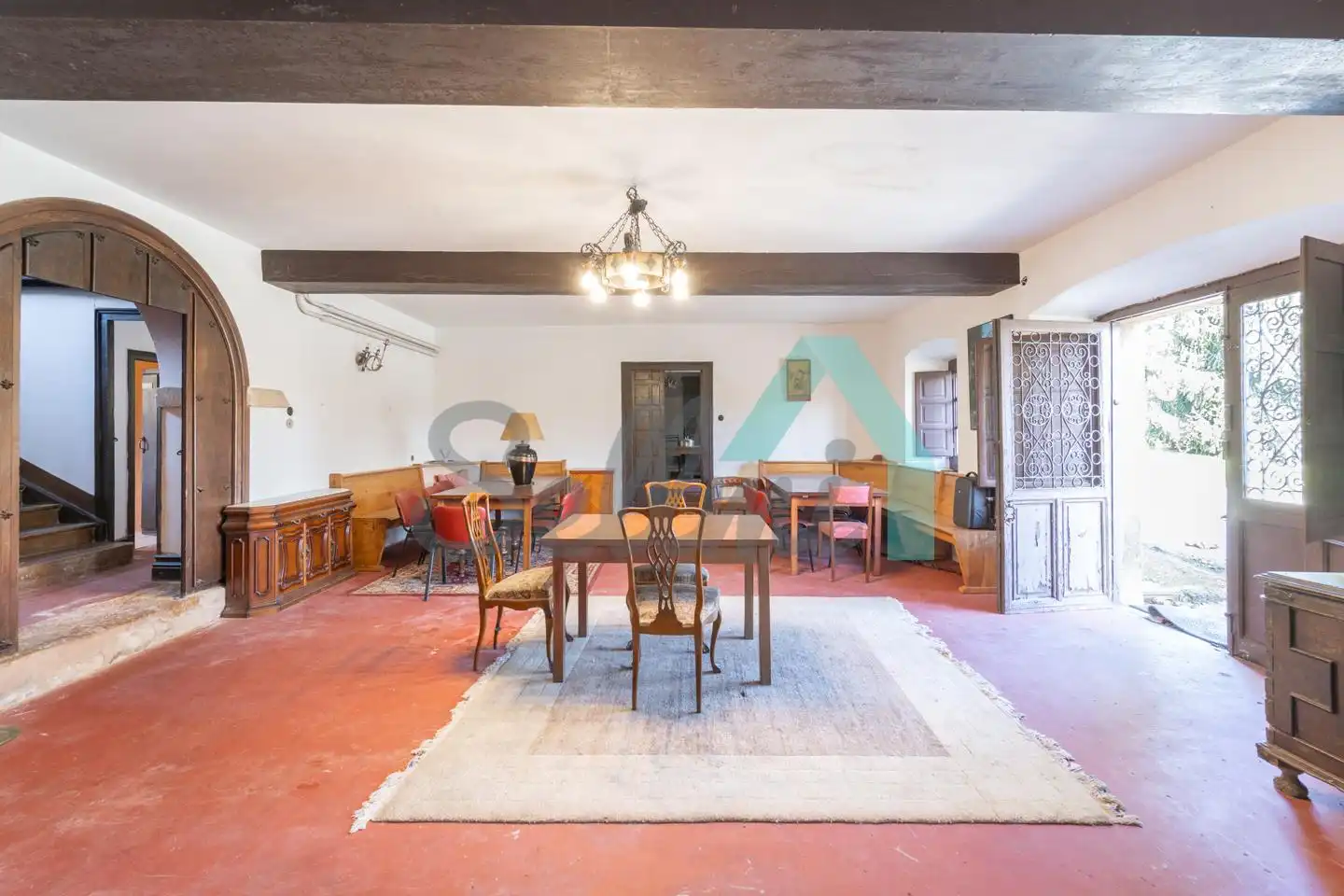 Comedor de Casa o chalet en venta en Oviedo  con Jardín privado y Balcón