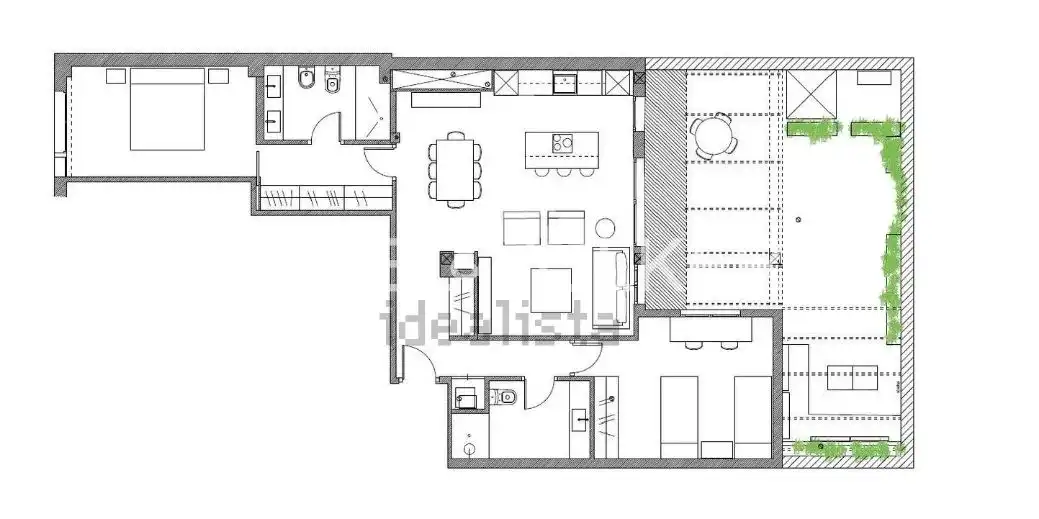 Wohnung zum Verkauf in Madrid mit Klimaanlage, Heizung und Terrasse