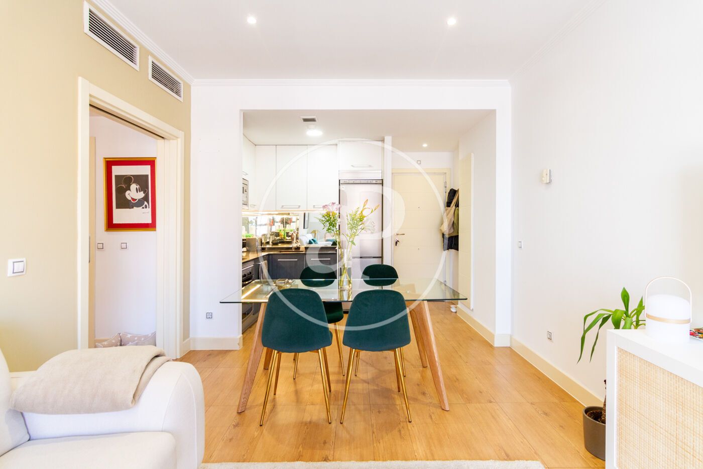 Exterior view of Flat to rent in  Madrid Capital  with Air Conditioner, Heating and Furnished