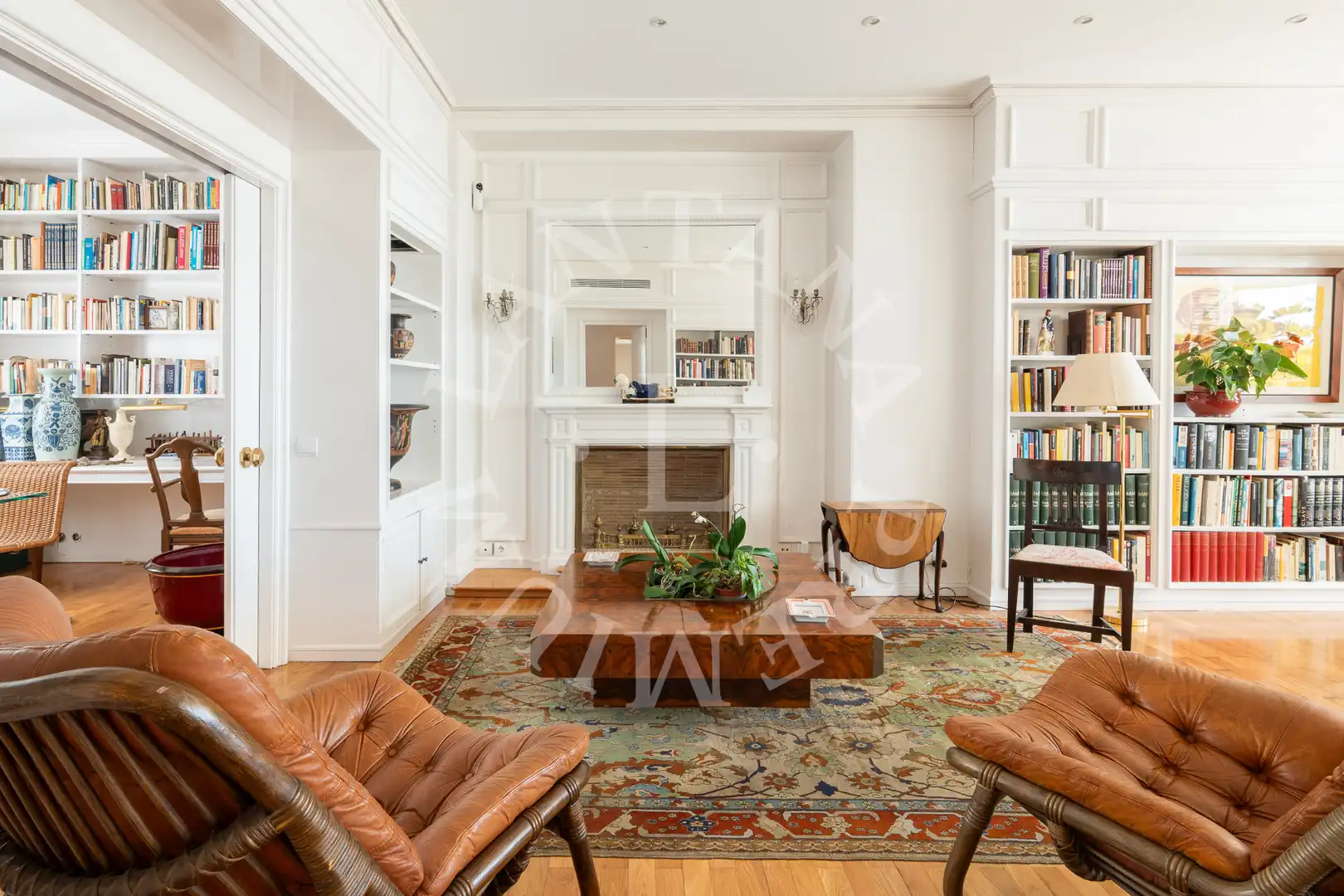 Sala de estar de Ático en venta en Barcelona con Aire acondicionado, Calefacción y Parquet