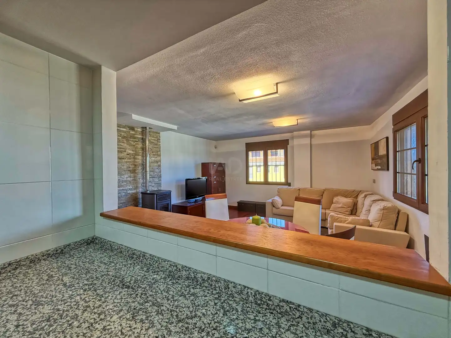 Living room of Flat for sale in Alcalá de la Selva  with Heating