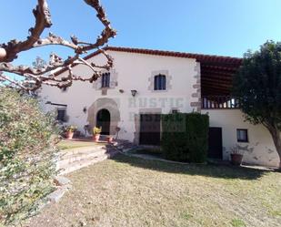 Exterior view of Country house for sale in Sils  with Terrace and Swimming Pool