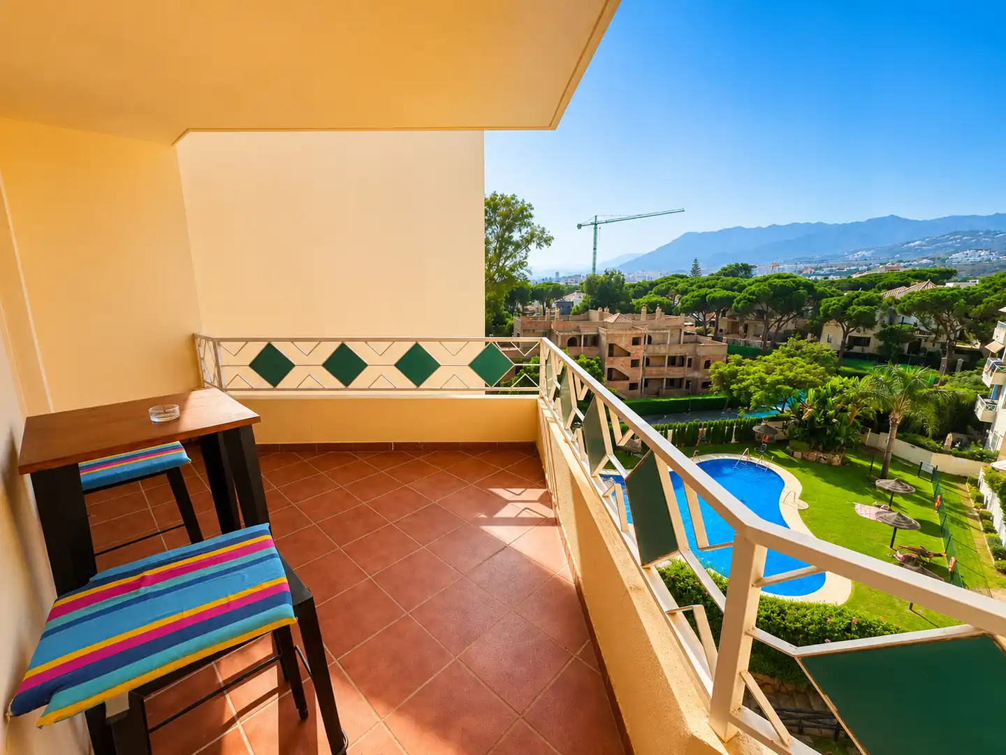Terrace of Attic for rent in Marbella  with Air Conditioner, Furnished and Pets allowed