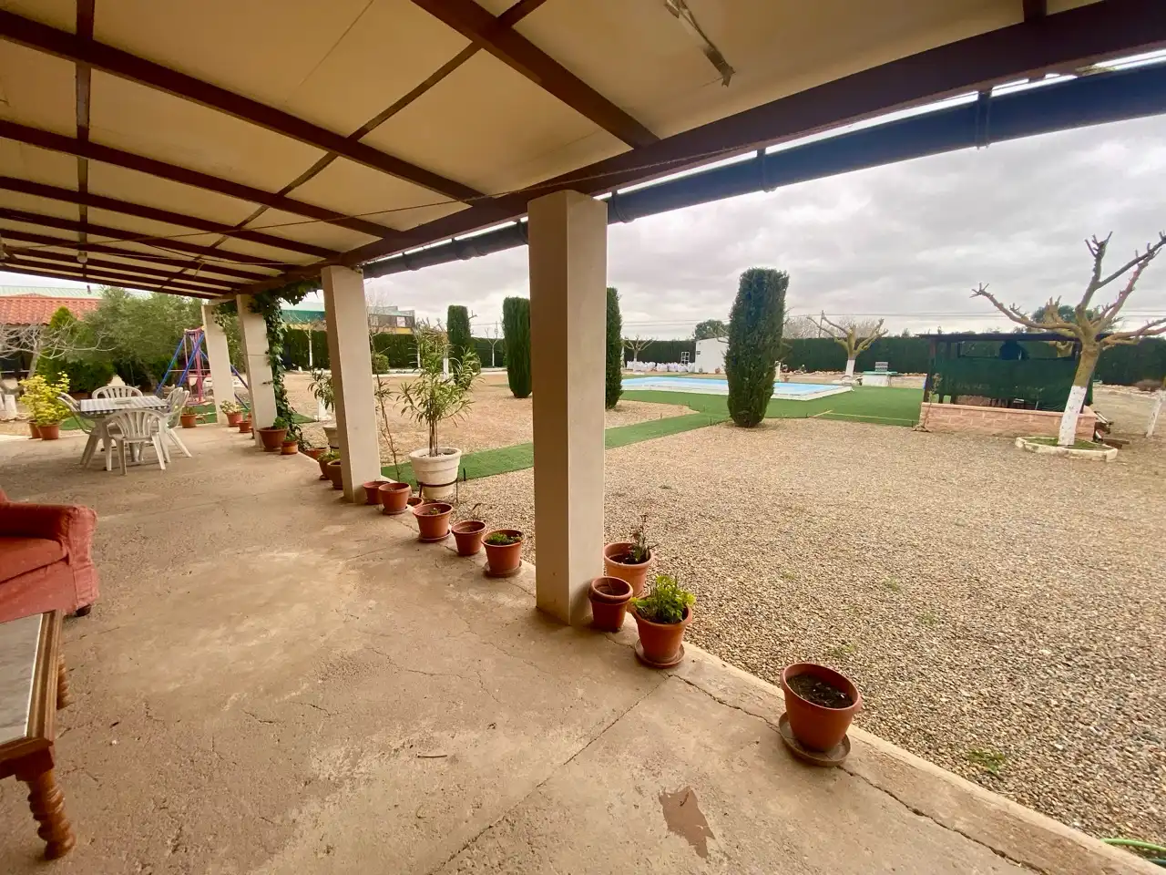 Terraza de Casa o chalet en venta en Villarrubia de los Ojos con Aire acondicionado, Calefacción y Jardín privado