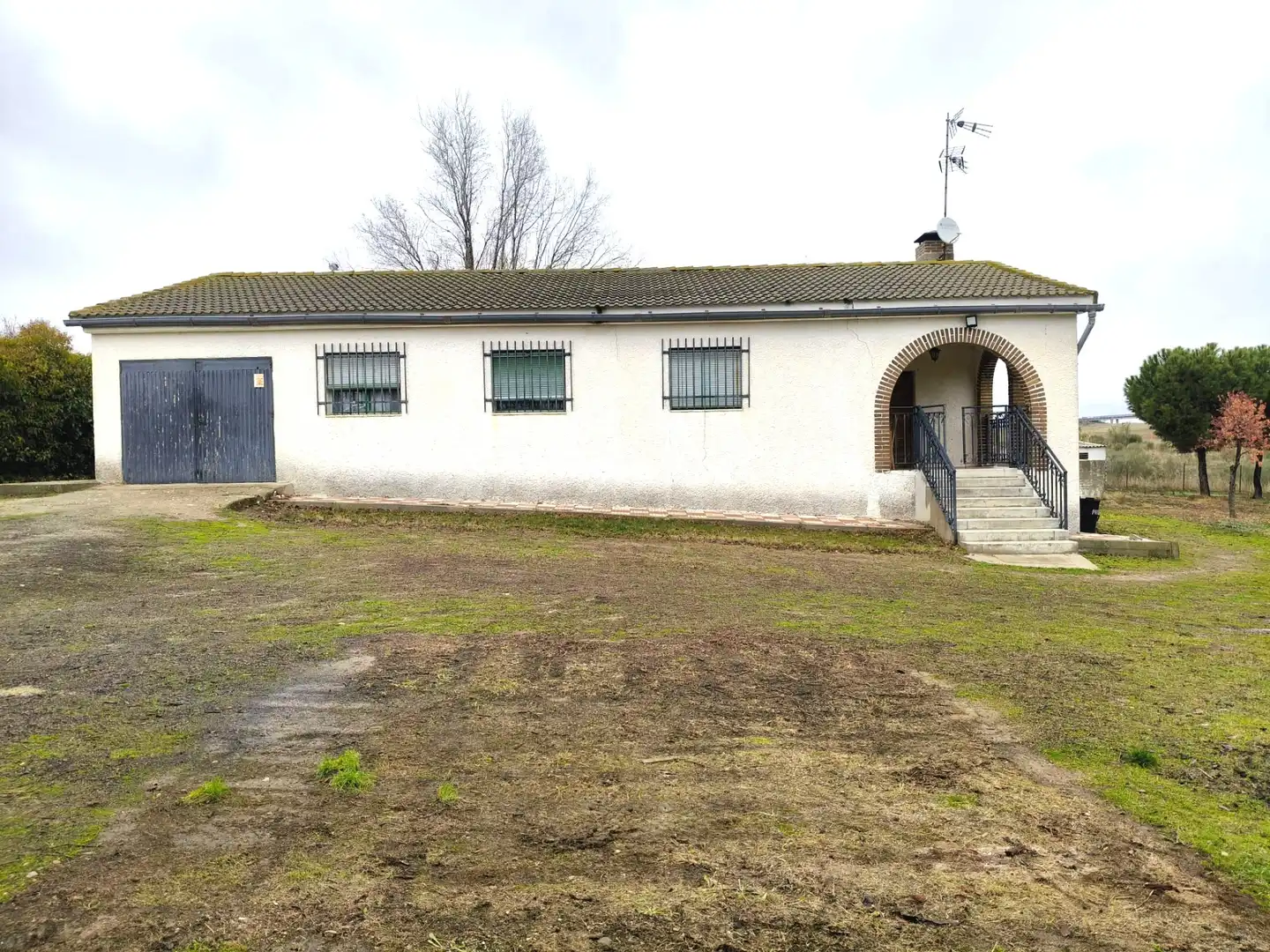 Vista exterior de Casa o chalet en venta en Las Ventas de Retamosa con Jardín privado y Piscina