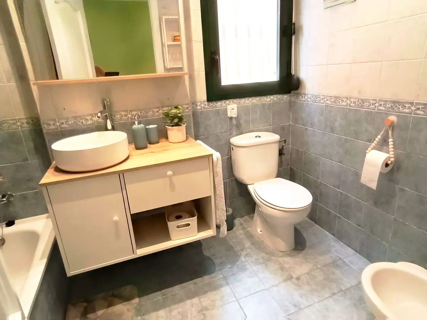 Baño de Apartamento de alquiler en Jávea / Xàbia con Aire acondicionado, Calefacción y Jardín privado