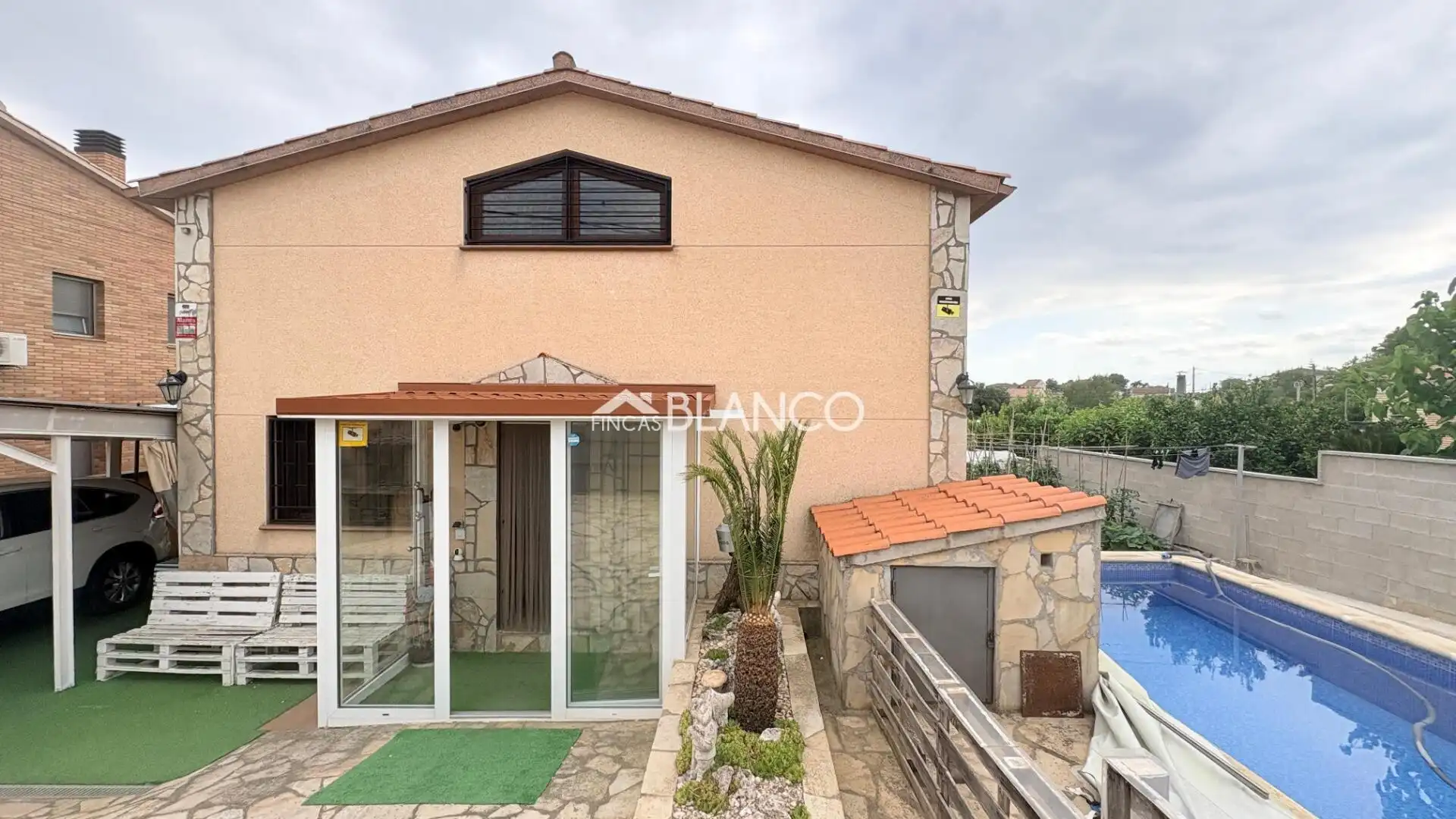 Exterior view of Houses for sale in Piera  with Heating and Swimming Pool