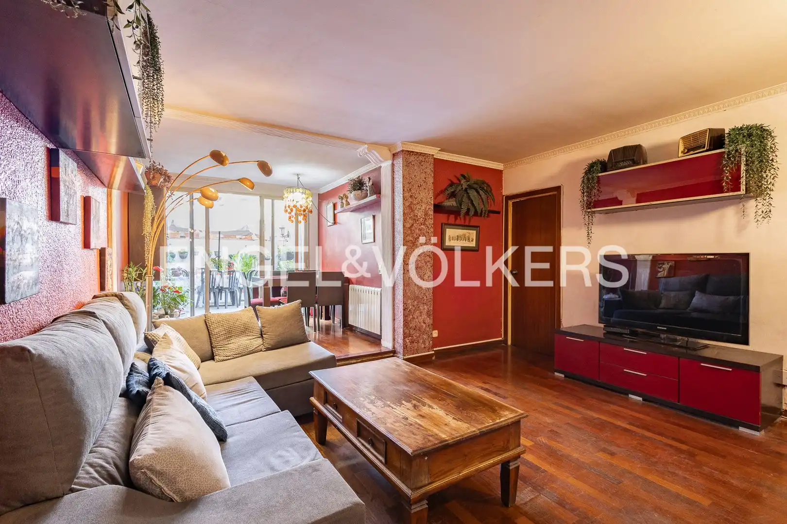 Wohnzimmer von Wohnung zum Verkauf in Molins de Rei mit Klimaanlage, Heizung und Parkett