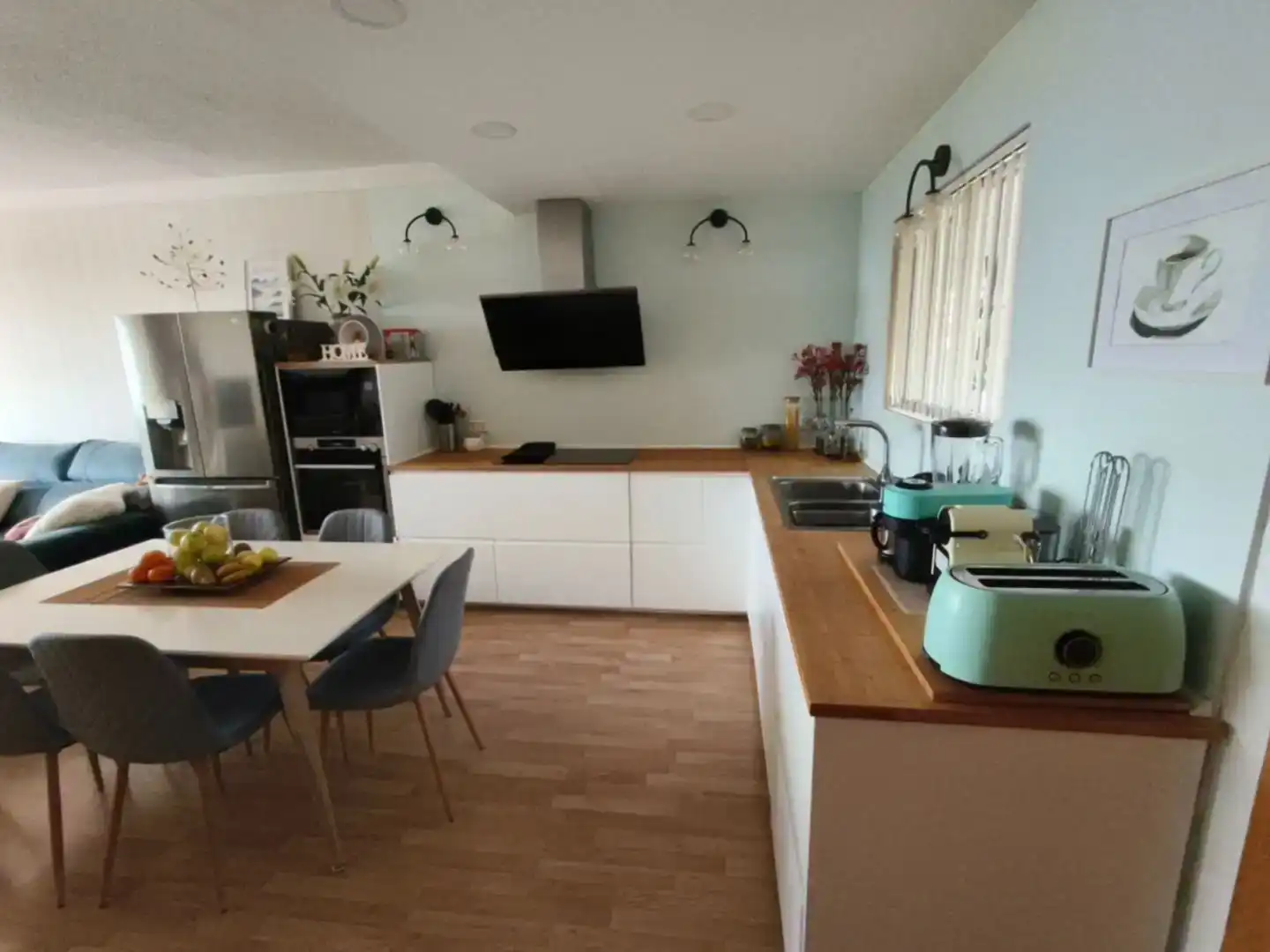 Küche von Wohnung zum Verkauf in Málaga Capital mit Klimaanlage, Schwimmbad und Balkon