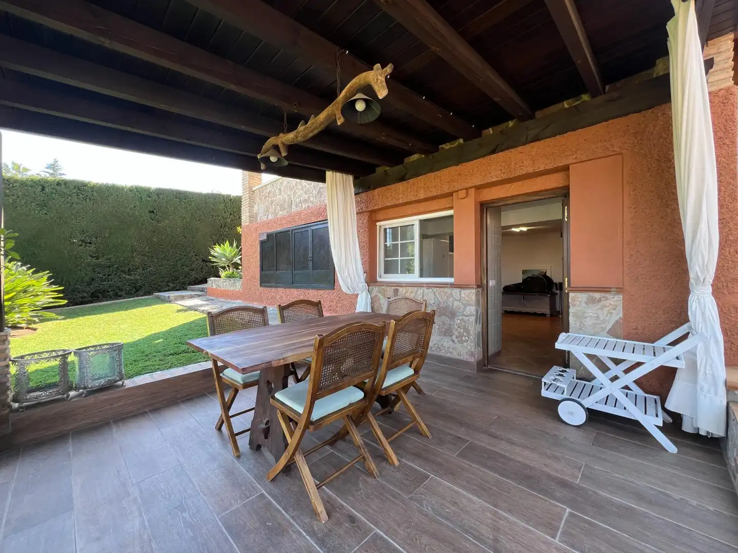 Terrassa de Casa o xalet en venda en Alhaurín de la Torre amb Aire condicionat, Jardí privat i Terrassa