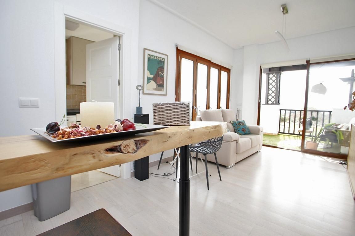 Living room of Apartment for sale in  Murcia Capital  with Air Conditioner, Private garden and Terrace