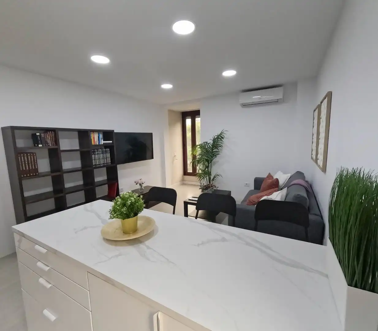 Sala de estar de Piso en venta en Santa Cruz de Tenerife con Aire acondicionado, Trastero y Amueblado