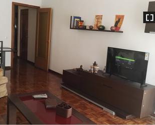 Living room of Flat to rent in  Madrid Capital  with Air Conditioner, Heating and Furnished