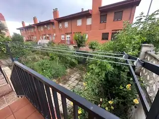 Terraza de Casa o chalet de alquiler en San Andrés del Rabanedo con Calefacción, Jardín privado y Parquet