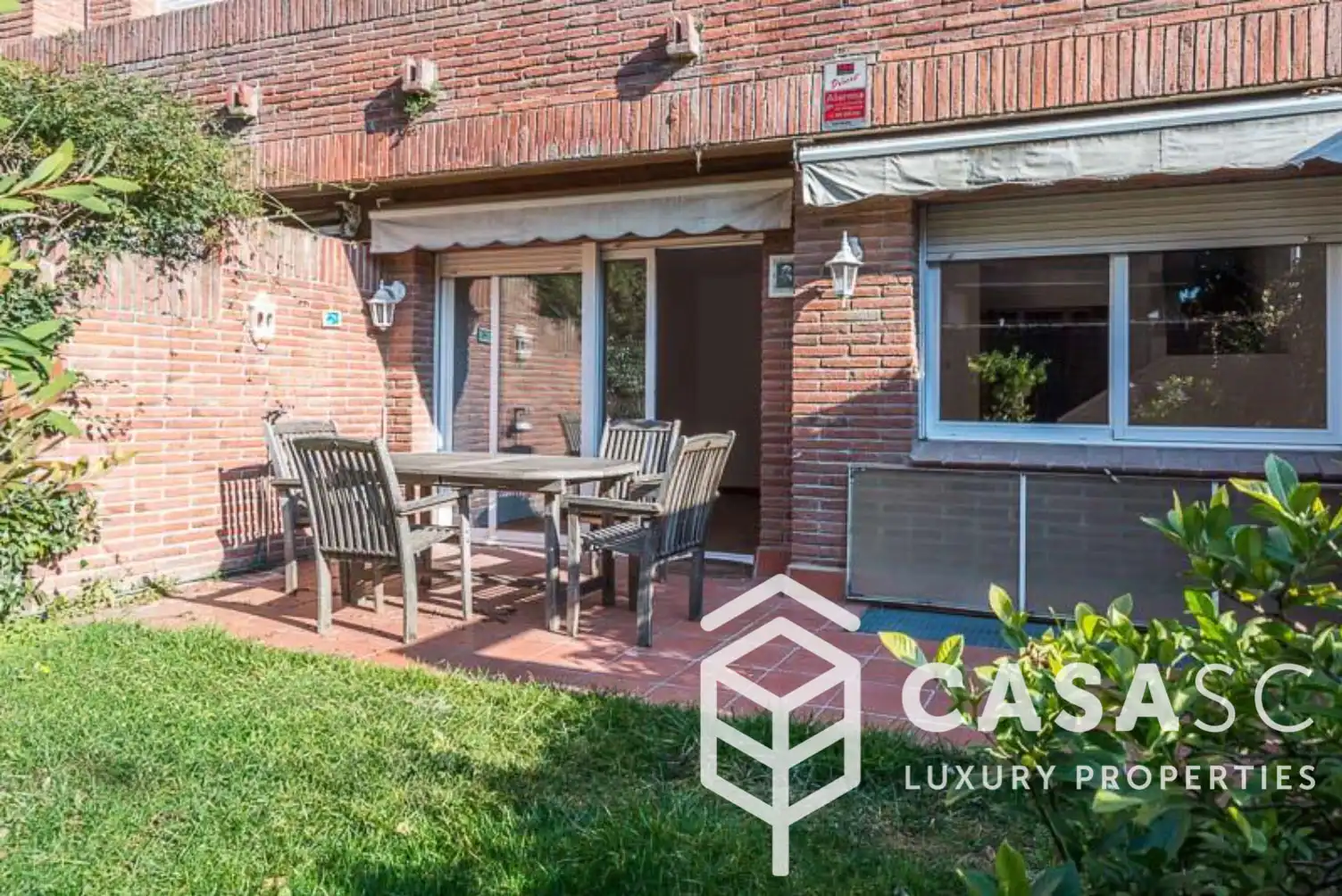 Terraza de Casa adosada de alquiler en Sant Cugat del Vallès con Calefacción, Terraza y Trastero