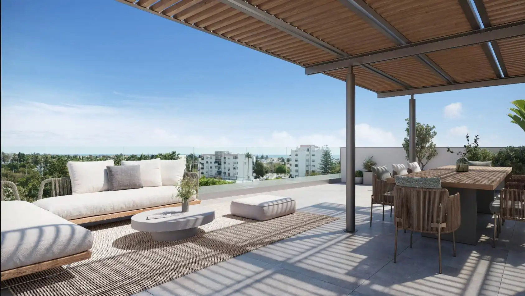 Terraza de Apartamento en venta en Marbella con Aire acondicionado, Calefacción y Terraza