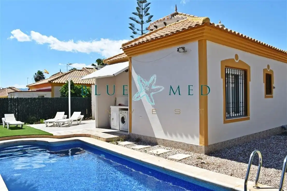 Piscina de Casa o chalet en venta en Mazarrón con Aire acondicionado, Calefacción y Terraza