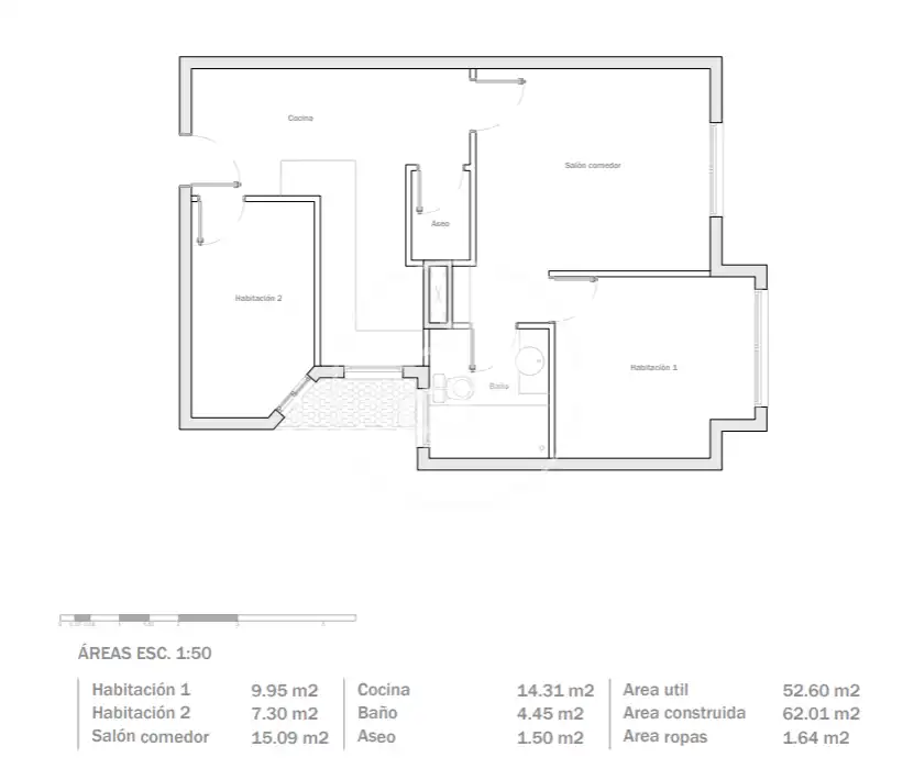 Wohnung zum Verkauf in Barcelona mit Heizung