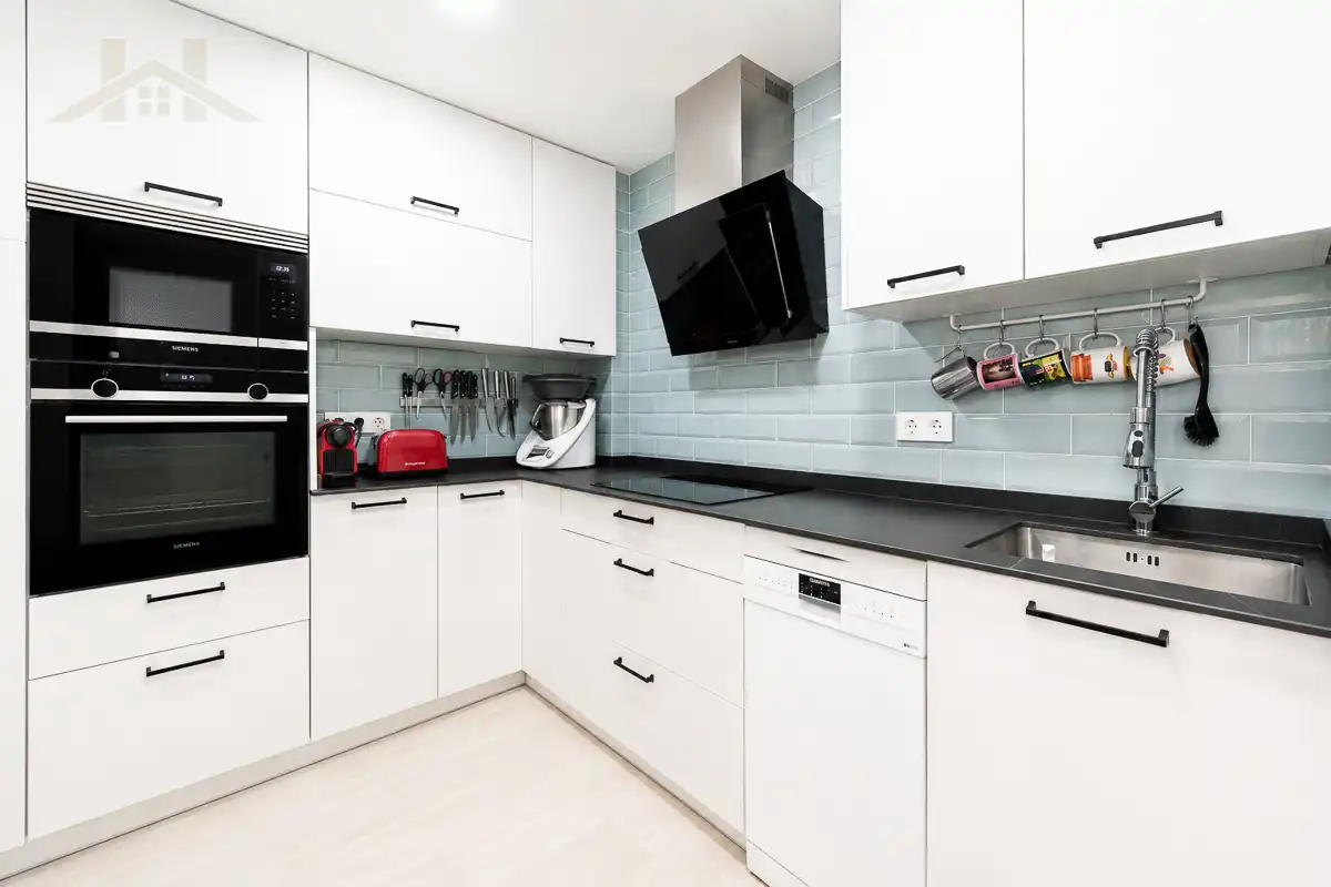 Cocina de Piso en venta en Alcorcón con Terraza, Amueblado y Horno