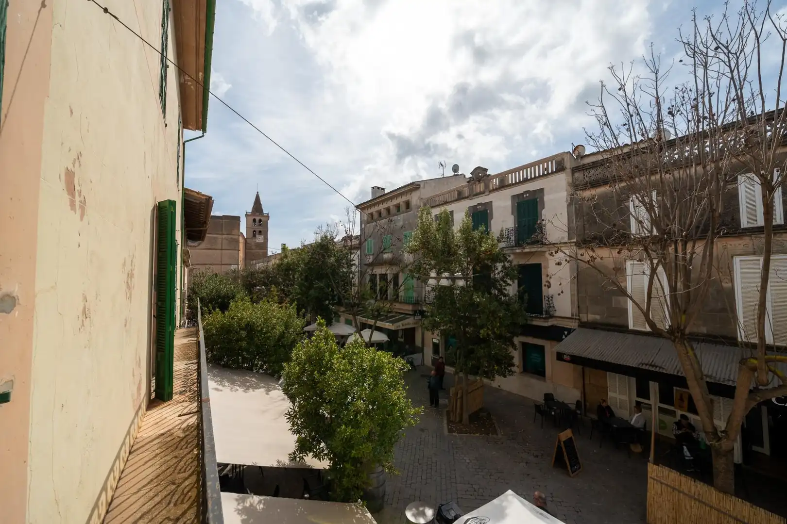 Vista exterior de Àtic en venda en Porreres amb Aire condicionat, Calefacció i Jardí privat