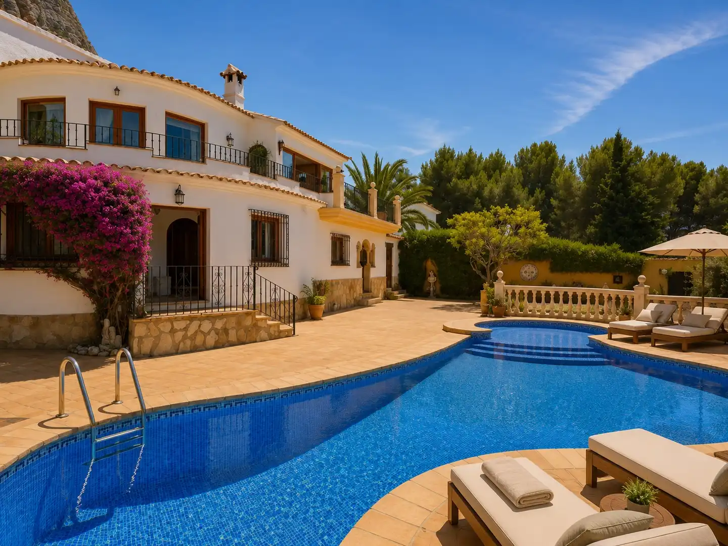 Vista exterior de Casa o xalet en venda en Jávea / Xàbia amb Aire condicionat