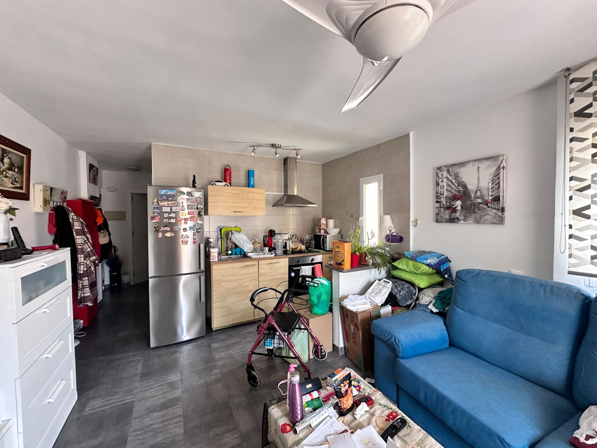 Kitchen of Apartments for sale in Benalmádena  with Air Conditioner, Terrace and Furnished