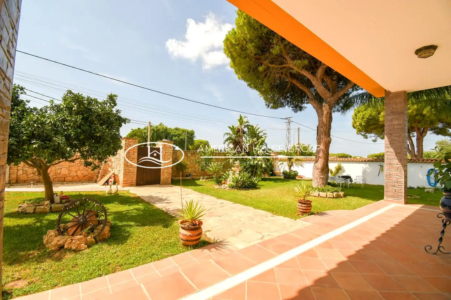 Garden of Houses for sale in Chiclana de la Frontera  with Air Conditioner, Heating and Private garden