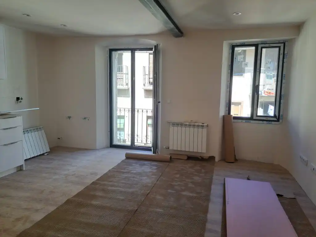 Sala de estar de Apartamento de alquiler en Puigcerdà con Calefacción, Parquet y Horno