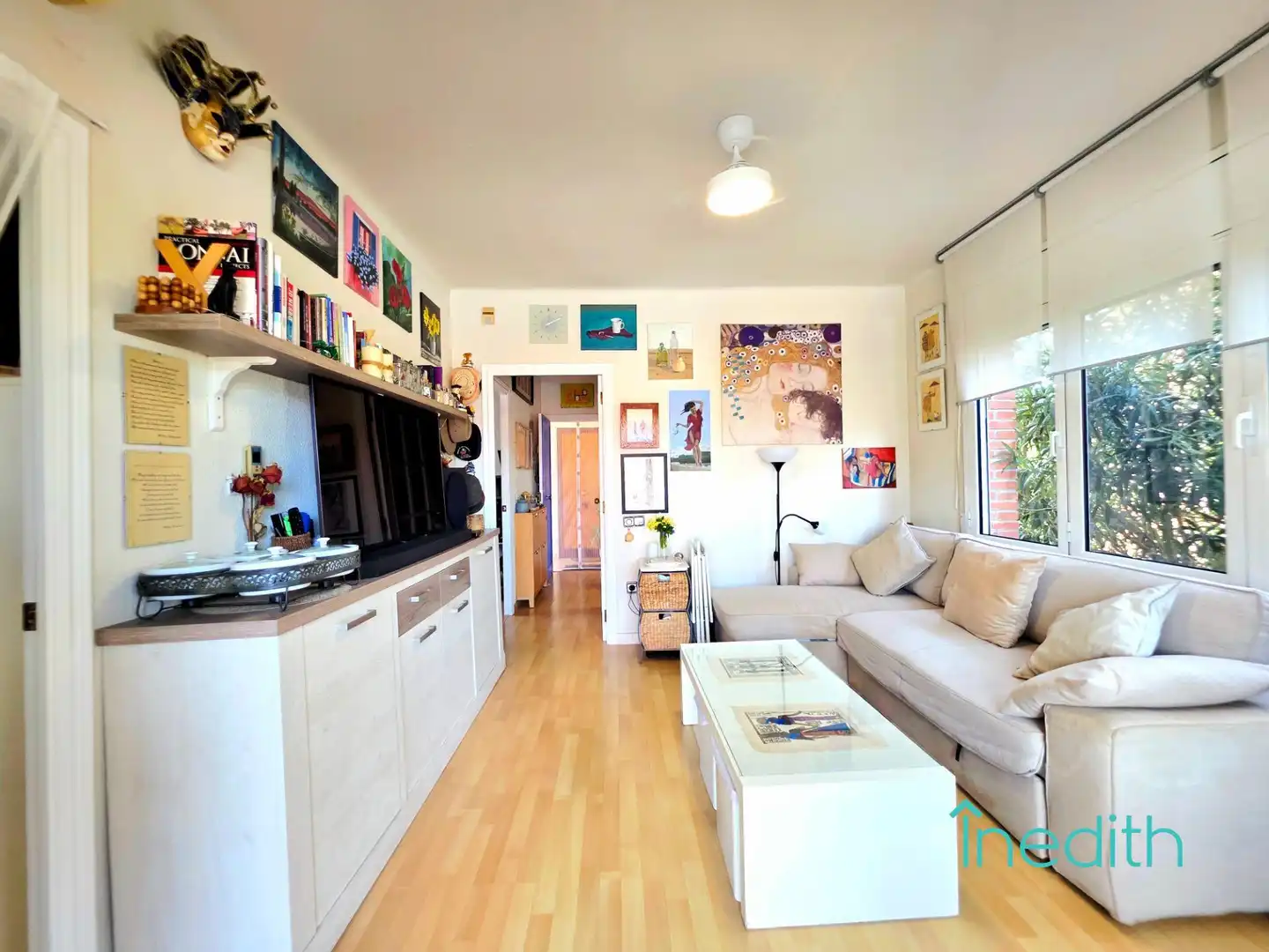 Sala de estar de Piso en venta en Castelldefels con Aire acondicionado, Calefacción y Terraza