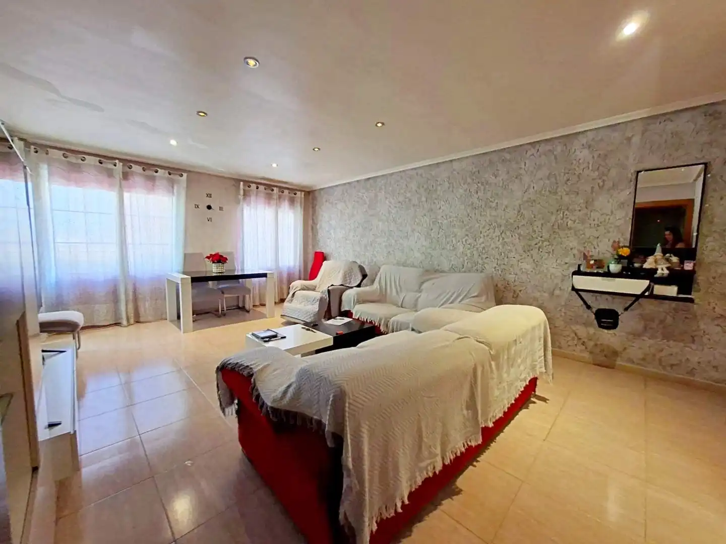 Sala de estar de Piso en venta en Aspe con Aire acondicionado, Trastero y Balcón