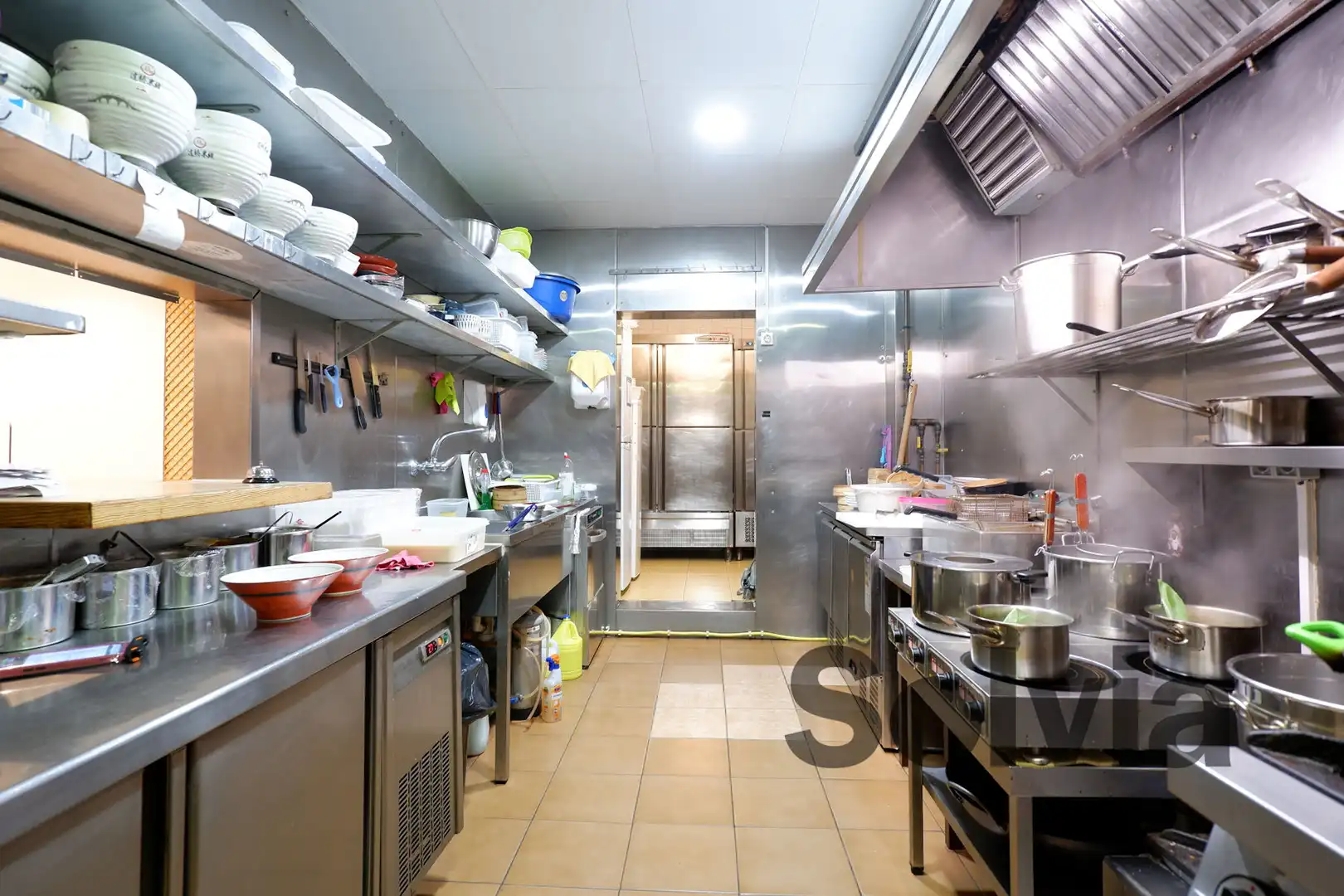 Cocina de Local en traspaso en Valencia con Aire acondicionado, Calefacción y Terraza