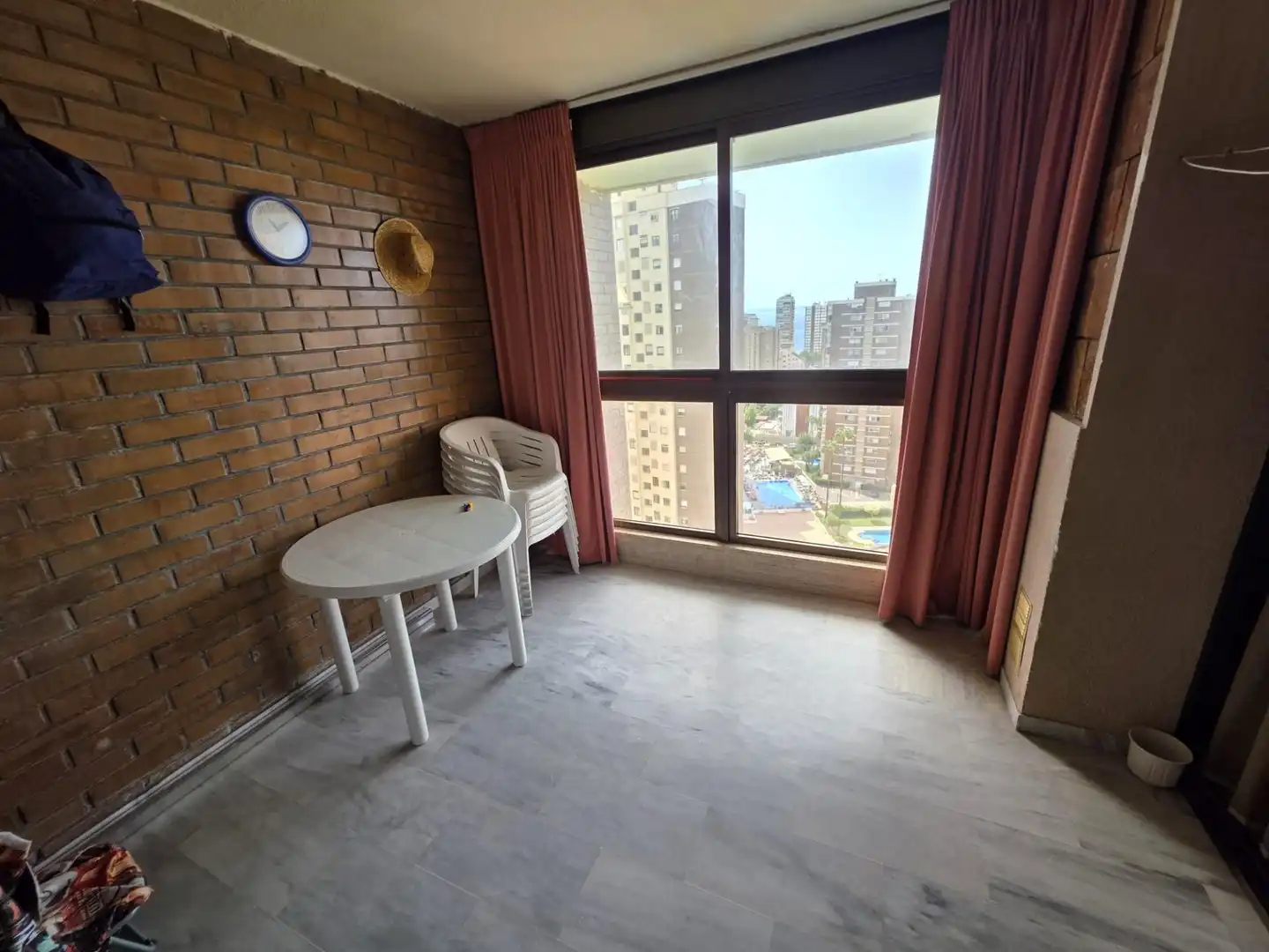 Terrasse von Wohnung zum Verkauf in Benidorm mit Klimaanlage, Heizung und Möbliert