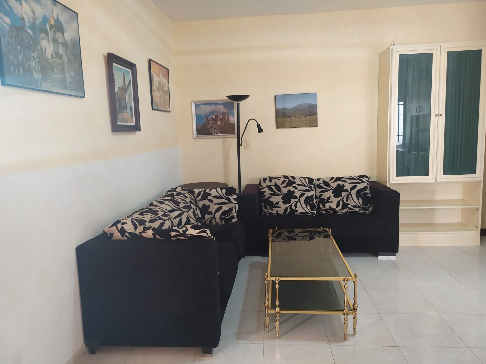 Living room of Flat to rent in  Zaragoza Capital  with Heating, Furnished and Oven