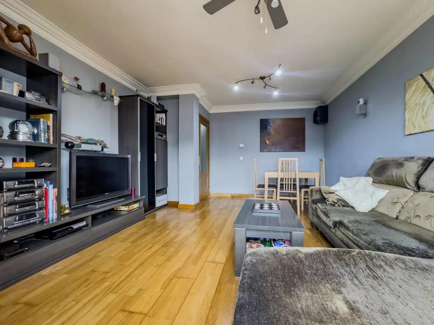 Sala de estar de Piso en venta en Entrambasaguas con Aire acondicionado, Calefacción y Jardín privado