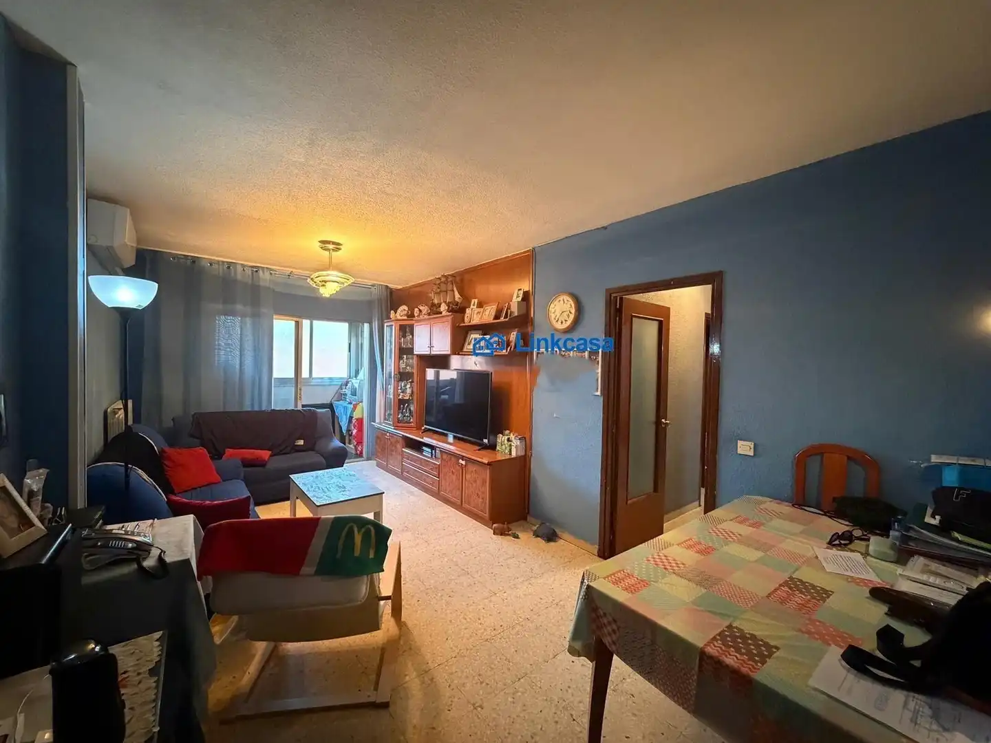 Living room of Flat for sale in  Madrid Capital  with Air Conditioner, Heating and Terrace