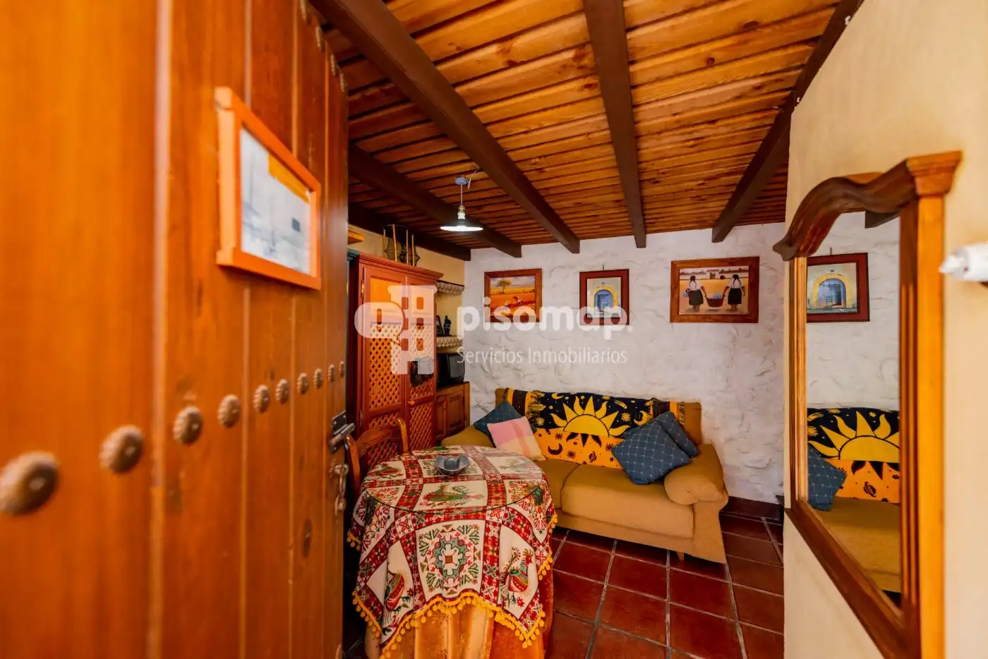 Sala de estar de Finca rústica en venta en Antequera con Calefacción, Jardín privado y Terraza