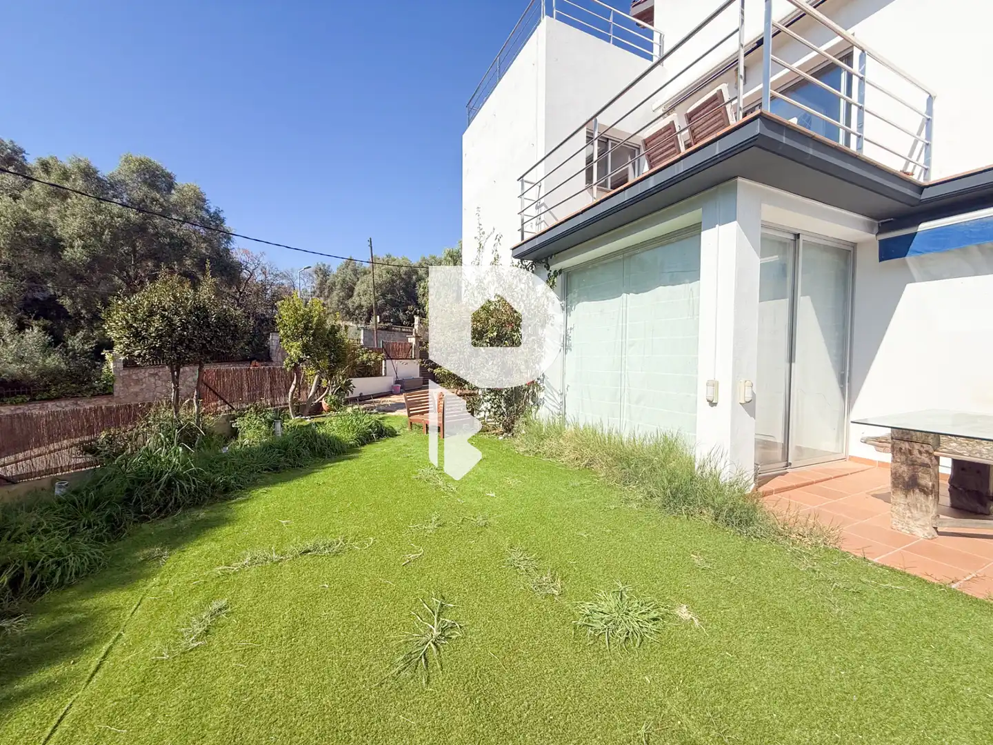 Garden of Houses for sale in Castelldefels  with Air Conditioner, Heating and Terrace