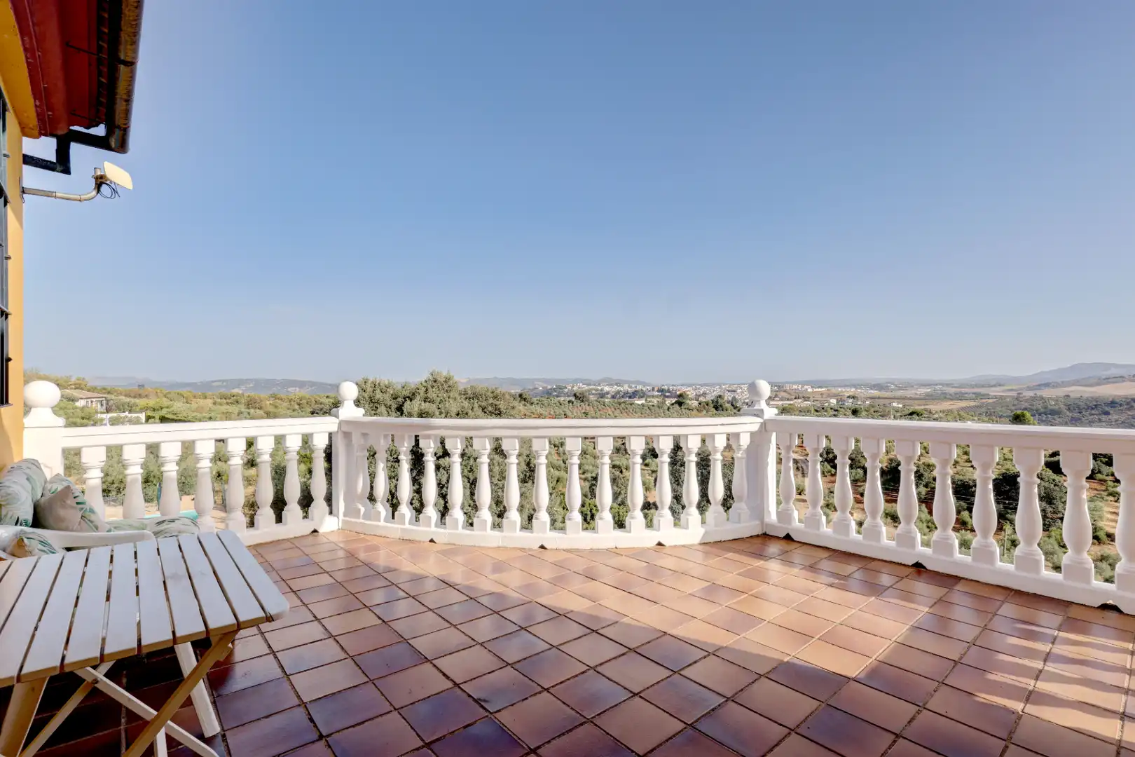 Terrace of Country homes for sale in Ronda  with Private garden, Terrace and Swimming Pool