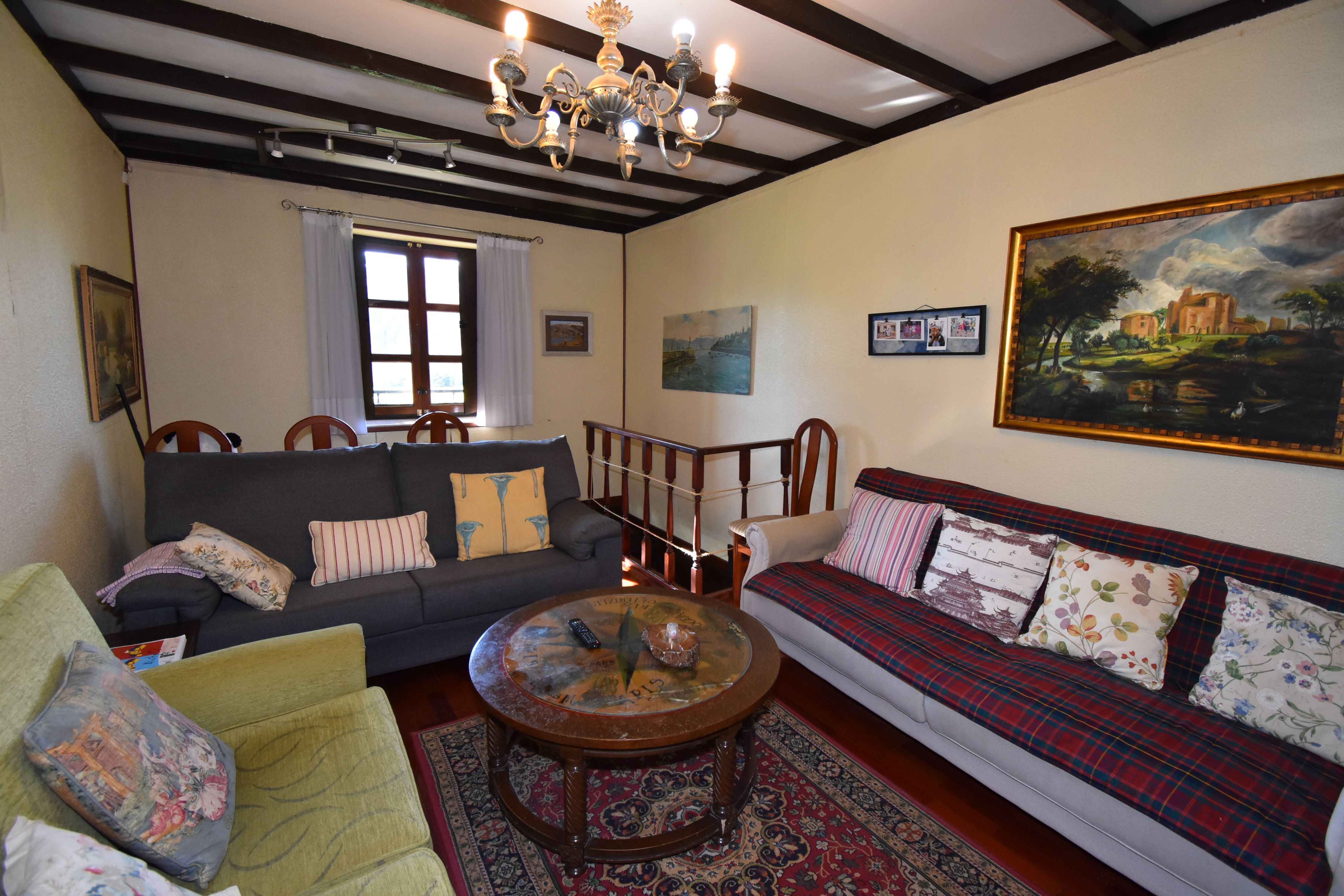 Living room of Single-family semi-detached for sale in Solórzano  with Heating, Private garden and Swimming Pool