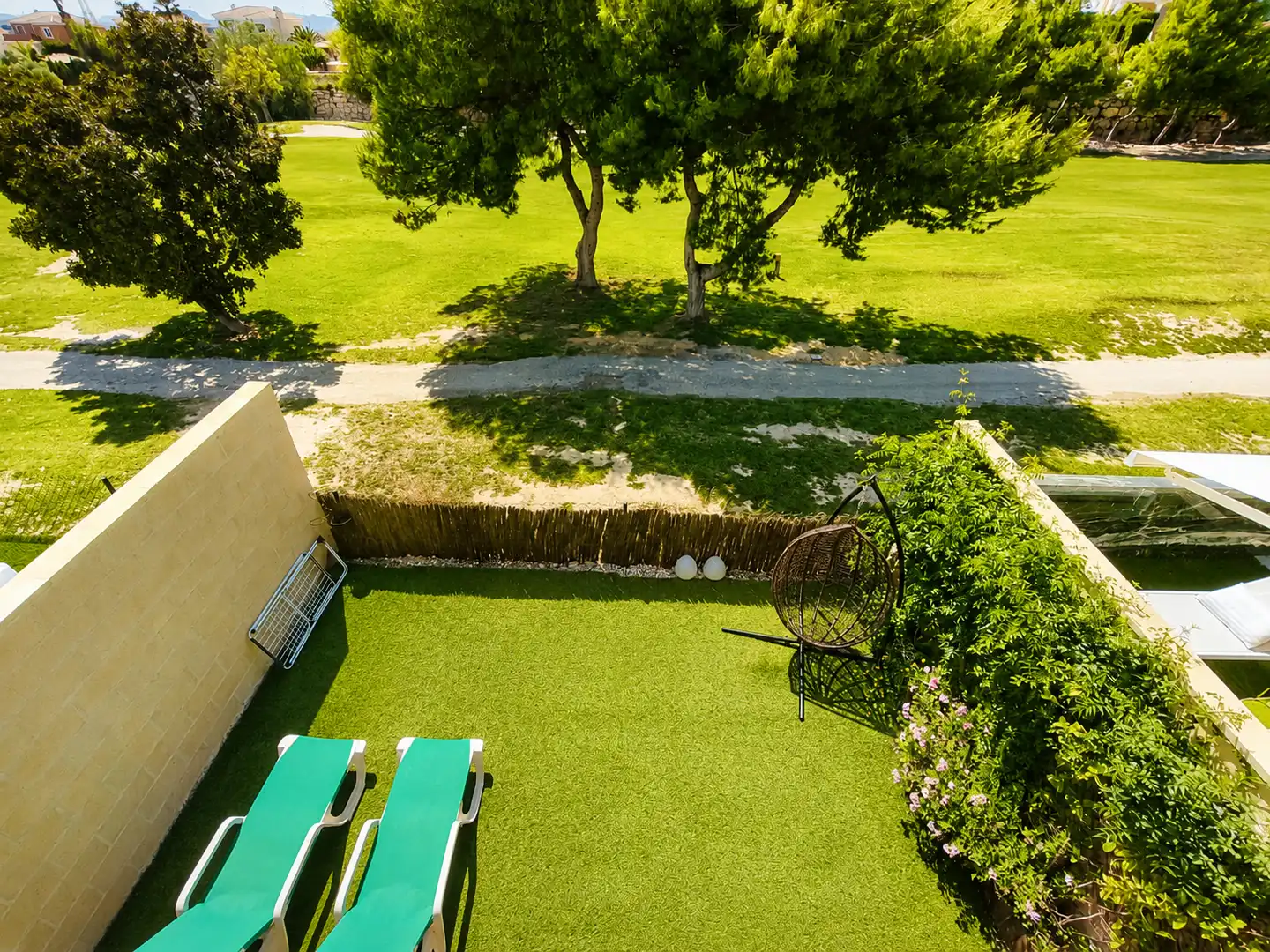 Garden of Detached homes for rent in Mutxamel  with Air Conditioner, Heating and Private garden