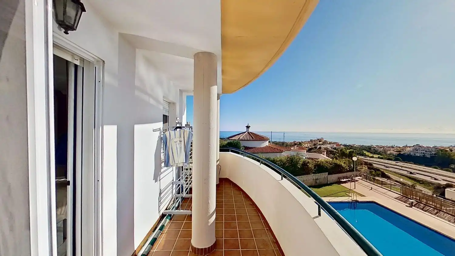 Balcony of Flat for sale in Rincón de la Victoria  with Air Conditioner, Private garden and Terrace