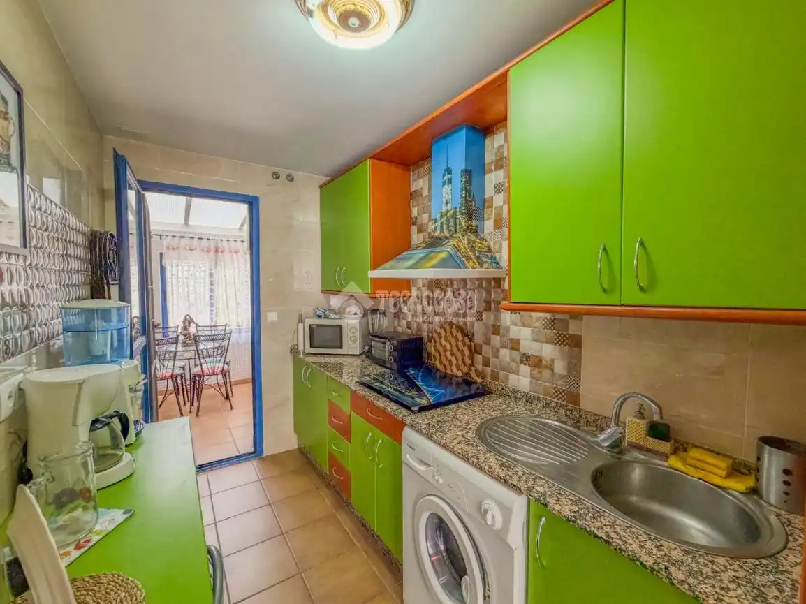 Kitchen of Flat for sale in Rota  with Air Conditioner, Terrace and Internet