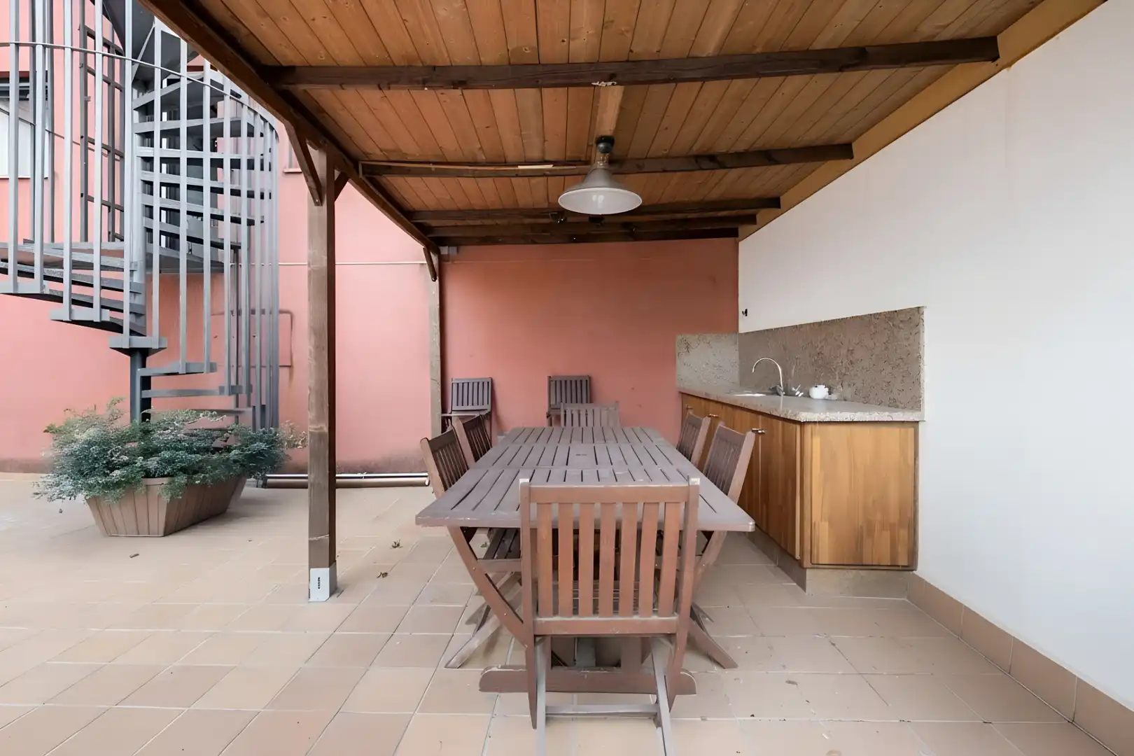 Terrace of Flat for sale in Sant Cugat del Vallès  with Air Conditioner, Heating and Parquet flooring